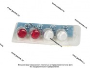 Крепеж номерного знака DELTA винт с катафотом хром 4 шт (белый/красный) 019Т-Кв/уп|Код 14521