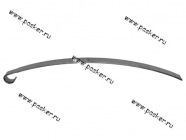 Рессора Газель 2-й лист передней 3302-2902102-01-10 ЧМЗ с ушком|Код 14596