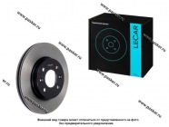 Диск тормозной Hyundai Accent III (MC) 05- i20 08- Kia Rio II 05- LECAR передний LECAR000236502 [упаковка 2 шт.]|Код 15114