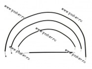 Трос заслонок печки 21083 Рекардо высокая панель 4шт|Код 15434