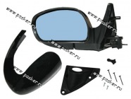 Зеркало боковое 2108-099 2113-15 левое антиблик голубой трос С.Петербург|Код 15839