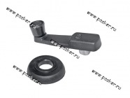 Ручка стеклоподъемника Волга в сборе металл|Код 15855