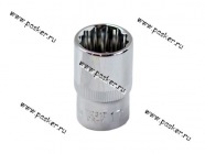 Головка торцевая 17 1/2 короткая 12-гранная OMBRA 112317|Код 15947