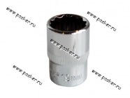 Головка торцевая 19 1/2 короткая 12-гранная OMBRA 112319|Код 15967