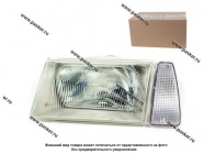 Блок фара 2108-09 Формула Света серый корпус левая белый указатель|Код 16544