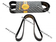 Ремень генератора 1118 Калина BAUTLER с А/С 6PK1018 BTL-1119BAV|Код 16555