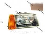 Блок фара 2108-09 Формула Света черный корпус правая желтый указатель|Код 16589