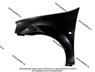 Крыло Renault Logan LADA Largus переднее левое пластик с отверстием под повторитель|Код 17017