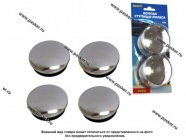 Колпак ступицы 61-65 нержавеющая сталь 4шт Dollex|Код 17246