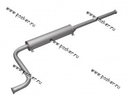 Резонатор 2108 закатной 17277|Код 17277