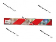 Наклейка Светоотражающая полоса  5х38см серебро 2шт|Код 17852