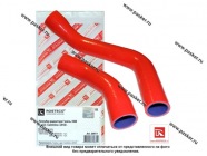 Патрубки радиатора Газель Бизнес дв Cummins Евро-3 силикон 2 шт ROSTECO|Код 17866