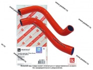 Патрубки радиатора Газель Бизнес дв УМЗ 4216 Евро-4 силикон 2шт ROSTECO|Код 17867