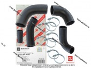 Патрубки радиатора Газель дв ЗМЗ-405 5шт +10 хомутов ROSTECO|Код 17876