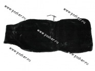 Накидка на сиденье меховая черная|Код 18096