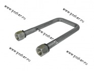 Стремянка рессоры задней Газель 2705-2912408 цельнометаллическая 170мм в сборе 18099|Код 18099