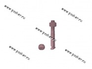 Болт шатунный ЗМЗ-402 УАЗ ГАЗ-53/66 с гайкой 53-1004060-004 ОАО ЗМЗ [упаковка 10 шт.]|Код 18255