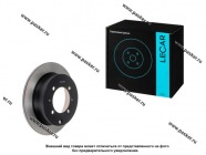 Диск тормозной Mitsubishi Lancer (VII) 03-08 Galant (V VI) 92-04 LECAR задний LECAR000576502 [упаковка 2 шт.]|Код 18314