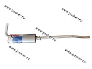 Глушитель Газель 3302 Бизнес дв УМЗ ФОБОС Евро-3 длинный 18329|Код 18329