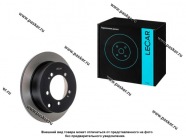 Диск тормозной Mitsubishi Lancer (VII) 03-08 Outlander (I II) 02-12 LECAR задний LECAR000586502 [упаковка 2 шт.]|Код 18465