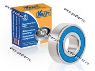 Подшипник генератора 2101-08 ОКА Таврия KRAFT малый 180201/6201 2RS 100515|Код 18481