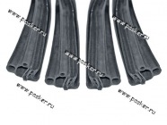 Уплотнитель дверного проема Газель переднего 3302-6107126|Код 186