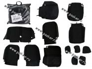 Чехлы LADA Largus до 2021г 7 мест жаккард/кожзам спинка 3 ряда раздельная|Код 18600