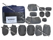 Чехлы Kia Sportage 3 с 2011г экокожа задняя спинка раздельная|Код 18670