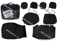 Чехлы Renault Logan до 2013г экокожа задняя спинка целая|Код 18697