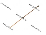 Тормозная трубка медная L-400mm M10x1 универсальная|Код 18763