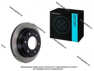 Диск тормозной Mitsubishi Pajero (III IV) 00- LECAR задний LECAR000656502 [упаковка 2 шт.]|Код 19115