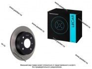 Диск тормозной Nissan Almera (N16) 00- Primera 90-02 LECAR задний LECAR000706502 [упаковка 2 шт.]|Код 19355
