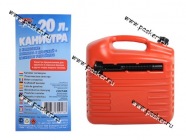 Канистра 20л пластик с наливным устройством для ГСМ Мамонт|Код 19412