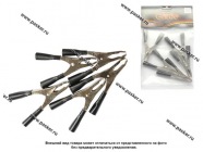 Клемма-зажим крокодил 50А L-90мм Garde черный G5090B|Код 19624