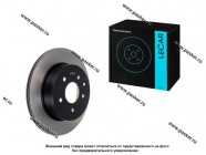 Диск тормозной Nissan Qashqai 06- X-Trail (T31) 07- LECAR задний LECAR000746502 [упаковка 2 шт.]|Код 20254