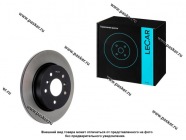 Диск тормозной Nissan Qashqai II 13- X-Trail (T32) 14- LECAR задний LECAR000766502 [упаковка 2 шт.]|Код 20555