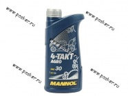 Масло Mannol 4-х тактное AGRO SAE30 API SG для садовой техники 1л мин MN7203-1|Код 20686