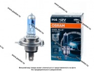 Лампа галоген 12V H4 60/55W P43t-38 OSRAM COOL BLUE INTENSE +100% NextGen 5000K 64193CBN|Код 20981