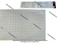 Сетка Sport Garde 1000х200 15х6,5 соты алюминий хром G15652C|Код 21034