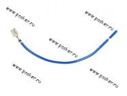 Клемма гнездовая 4,8мм мама АВТОЭЛЕКТРОНИКА наружная луженая с проводом красный 0,50мм|Код 21318