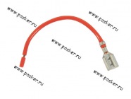 Клемма гнездовая 9,5мм мама наружная луженая с проводом 2,50мм AVKOPRO|Код 21378