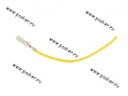 Клемма штыревая 6,3мм папа луженая с проводом 1,50мм AVKOPRO|Код 21438