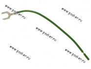 Клемма под болт М5 АВТОЭЛЕКТРОНИКА вилка луженая с проводом 0,75мм [упаковка 20 шт.]|Код 21467