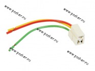 Колодка соединительная 3 контактная 6,3мм гнездо с проводом 1,50мм AVKOPRO|Код 21520
