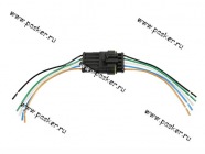 Колодка соединительная 5 контактная 1,5мм гермитичная с проводом|Код 21533