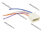 Колодка соединительная 6 контактная 6,3мм штырь с проводом 0,75мм AVKOPRO|Код 21550