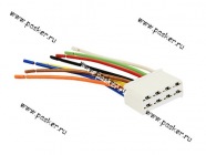 Колодка соединительная 8 контактная 6,3мм гнездо с проводом 1,50мм AVKOPRO|Код 21566