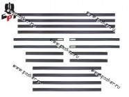 Уплотнитель боковых стекол 2101 06 ворсалановый (бархотка) Балаково АО БРТ|Код 2173