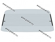 Стекло заднее 2101-07 КМК GLASS с электрообогревом VAZS0516|Код 2195