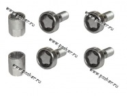 Секретки на диски 2101-07-15 хром 2-замка|Код 22012